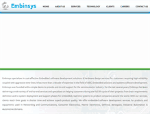 Tablet Screenshot of embinsys.com